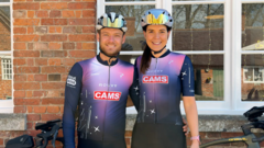 Couple aiming to break world cycle ride record