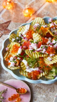 Serve these Scandi nachos for classy crisps