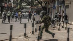 Central Nairobi sealed off ahead of Kenyan protests