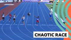 What Happened in the Chaotic 100m Semi-Final with Injuries and a False Start?