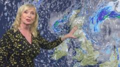 Latest forecast for across the UK