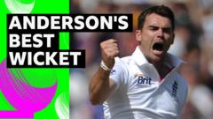 'It was pretty special' - Anderson's favourite wicket