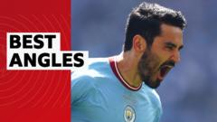 Best angles of Gundogan's stunning FA Cup final volley
