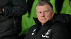 Robins Sets Promotion Target for Stoke City