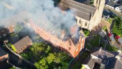 Large blaze at former convent building 'deliberate'