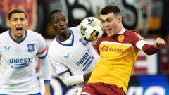 Motherwell’s Miller to miss up to two months