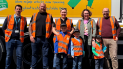 Bin lorry-loving boys enjoy dream depot experience