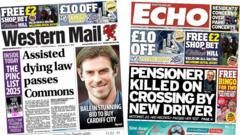 Assisted dying law passes and pensioner killed by new driver