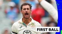 'The perfect start!' - Starc traps Jaiswal lbw with first ball of Test