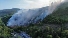Long and hot summer causes 'massive' wildfire spike