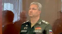 Top Russian defence official accused of taking bribes