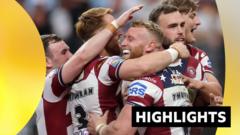 Superb Wigan thrash Warrington in Las Vegas