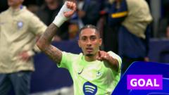 Raphina puts Barcelona for first time against Inter