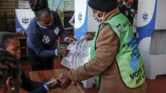 South Africans vote in crucial election for the ANC