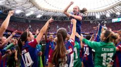 How did Barcelona become the queens of Europe?