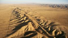 Foto aérea da falha de San Andreas