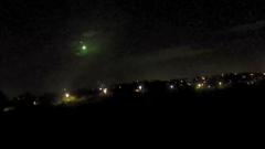 Suspected meteorite caught on camera