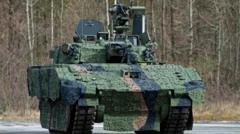 Army halts use of Ajax armoured vehicles after vibrations make soldiers vomit
