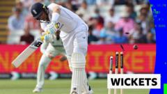 Can India Secure Victory as England Stumbles with Early Wickets?