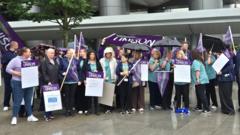 NHS workers set for strike action across Glasgow in pay dispute