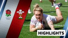 England run riot against Wales to maintain 100% record