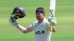 Burns leads Surrey fightback but Glamorgan still favourites