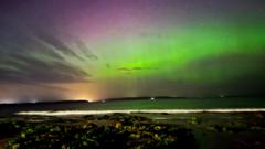 Northern Lights visible across parts of UK