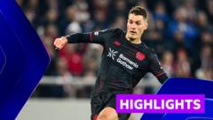 Schick puts Leverkusen in control against Olympiakos