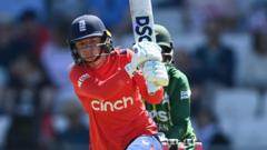 Wyatt's sparkling 87 helps England set Pakistan 177 to win
