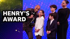 'This is your award, not mine' Henry dedicates Lifetime Achievement to his children