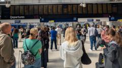 The issue has been fixed, but people should avoid travelling for the time being,  Network Rail says.