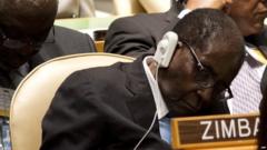 Indhaha Mugabe ayaa xasaasiyad ka qaada nalka