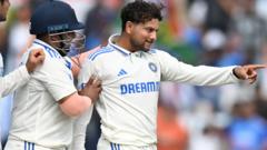 India take fourth England wicket as seesaw Test takes another twist