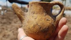 Canaanite pottery jug