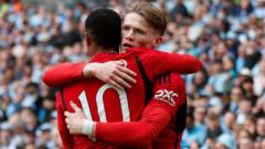 FA Cup semi-final: Man Utd survive stunning Coventry comeback to win on penalties