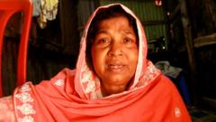 Khadiza Begum, a Rohingya Muslim refugee