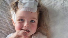 Toddler 'doing great' after Ukraine brain surgery