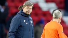 Blackburn in 'very serious situation' - Tomasson
