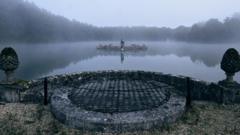Hidden party destination lies beneath estate lake