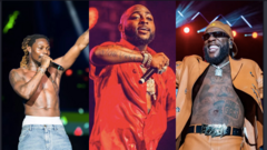 Asake, Davido, Burna Boy