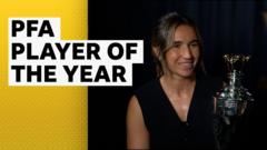 Caldentey wins PFA Women's Player of the Year award