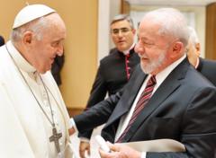 Lula e o papa Francisco