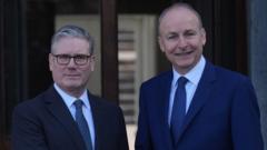 Starmer and Martin to tackle cost-of-living and security at UK-Ireland summit