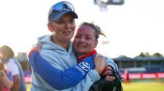 England win World Cup opener after Wyatt-Hodge ton