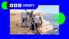 How a major oil slick started washing up on Iran's beaches
