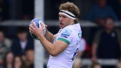 Back row Scott-Young leaves Northampton