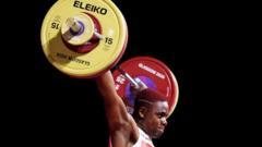 Silver medal for England weightlifter Ngake