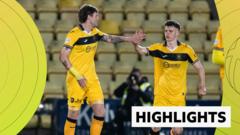 Watch the goals as Livingston draw with Aberdeen