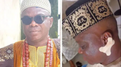 Ẹnìkan kọlu Oba Odidiọmọ Oladimeji tílùú Igbokoda , ó tún gé ọba létí jẹ