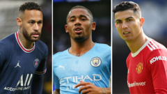 Neymar, Jesus, Ronaldo